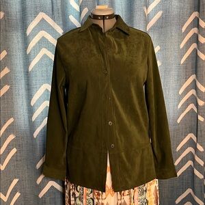 Croft & Barrow Olive Green Button Down